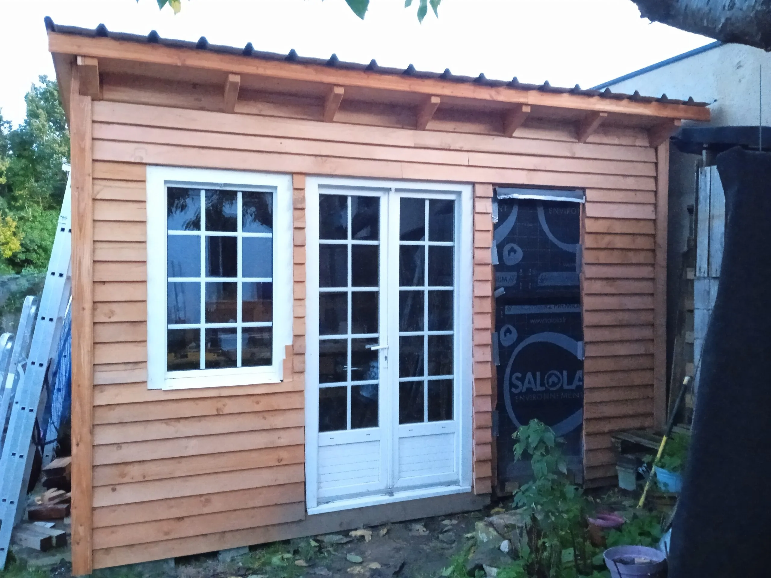 réalisation cabanon jardin logonna daoulas